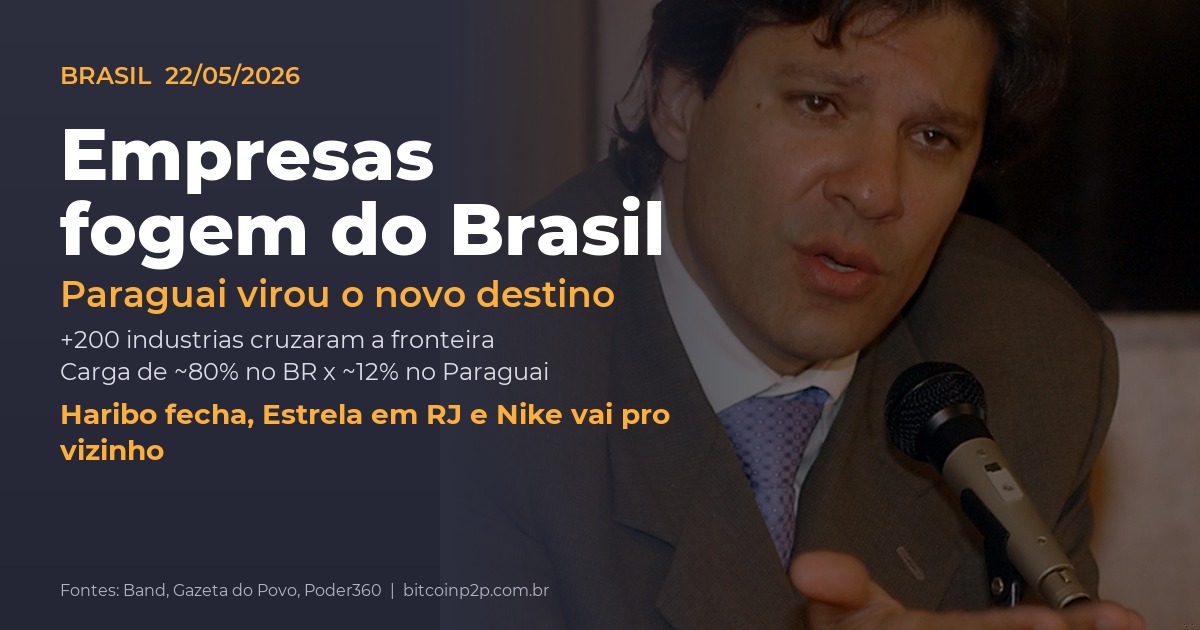 Empresas saindo do Brasil rumo ao Paraguai sob o governo Lula e o ministro Fernando Haddad
